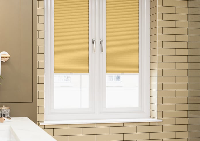 Honeycomb (Blackout), Ochre - Perfect Fit Blind - Image 5